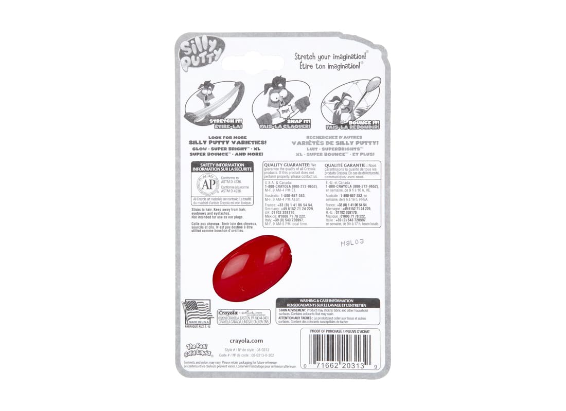 Crayola Silly Putty Original — Classic, Stretchy Putty for Creative Play