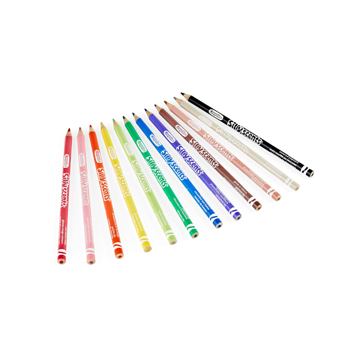 Crayola Silly Scents Colored Pencils 12 ct – Vibrant Colors & Fruity Scents