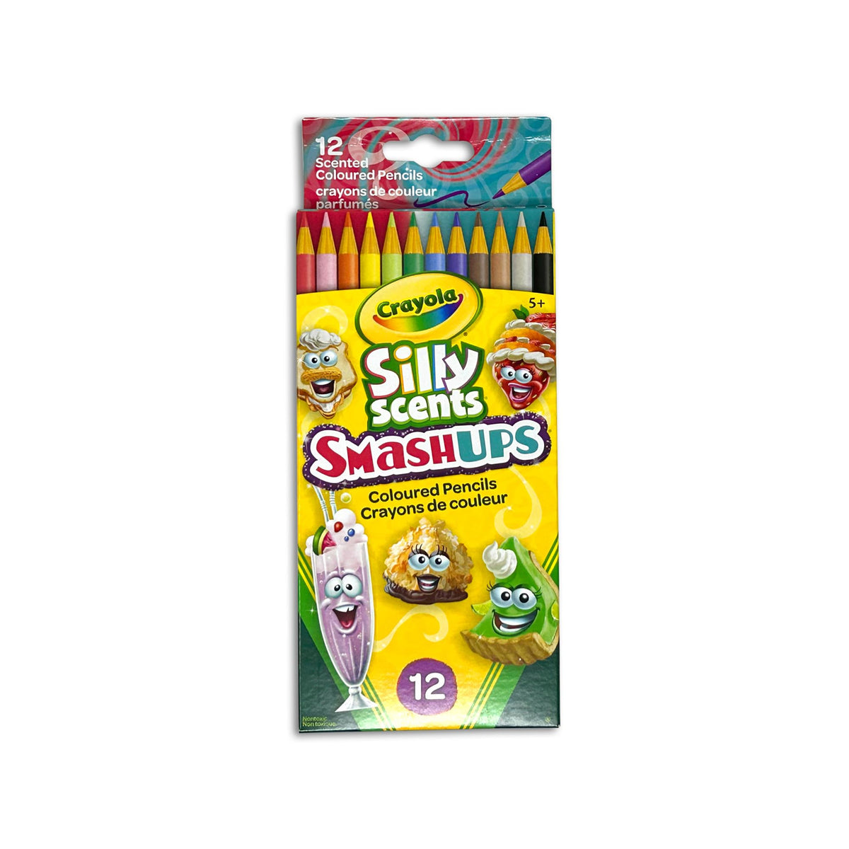 Crayola Silly Scents Colored Pencils 12 ct – Vibrant Colors & Fruity Scents