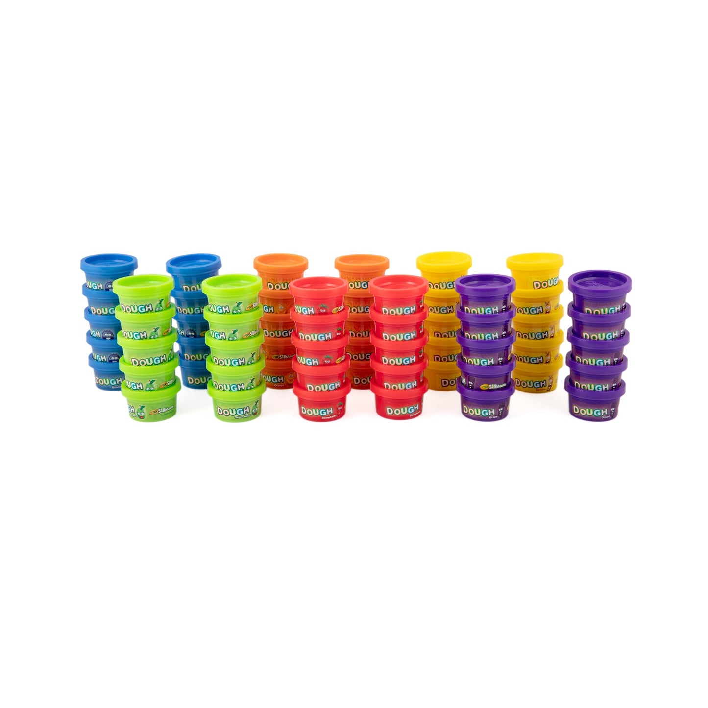 Crayola Silly Scents Dough 60-Pack 1oz Tubs – Non-Toxic, Allergen-Friendly Valentines & Party Favors