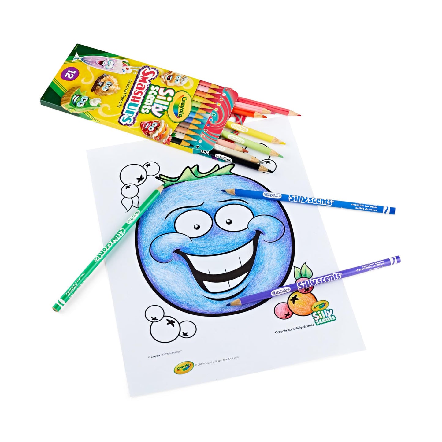Crayola Silly Scents Colored Pencils 12 ct – Vibrant Colors & Fruity Scents