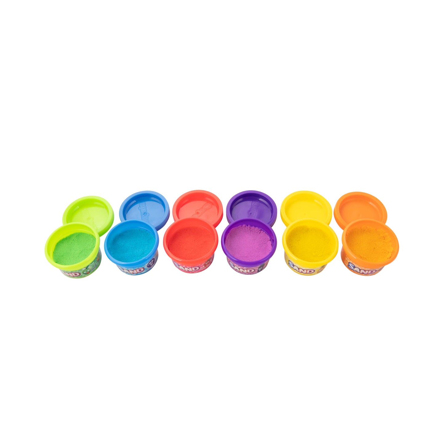 Crayola Silly Scents Play Sand – 60 Mini 1oz Tubs in 6 Bright Colors | Scented Moldable Sand for Kids