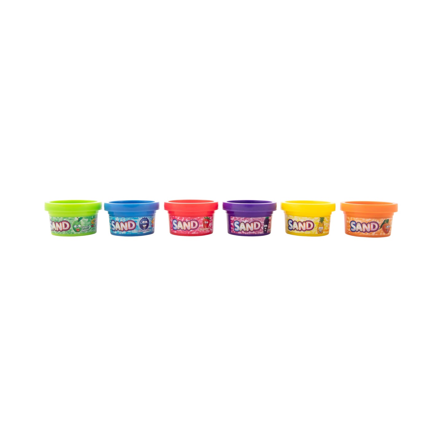 Crayola Silly Scents Play Sand – 60 Mini 1oz Tubs in 6 Bright Colors | Scented Moldable Sand for Kids