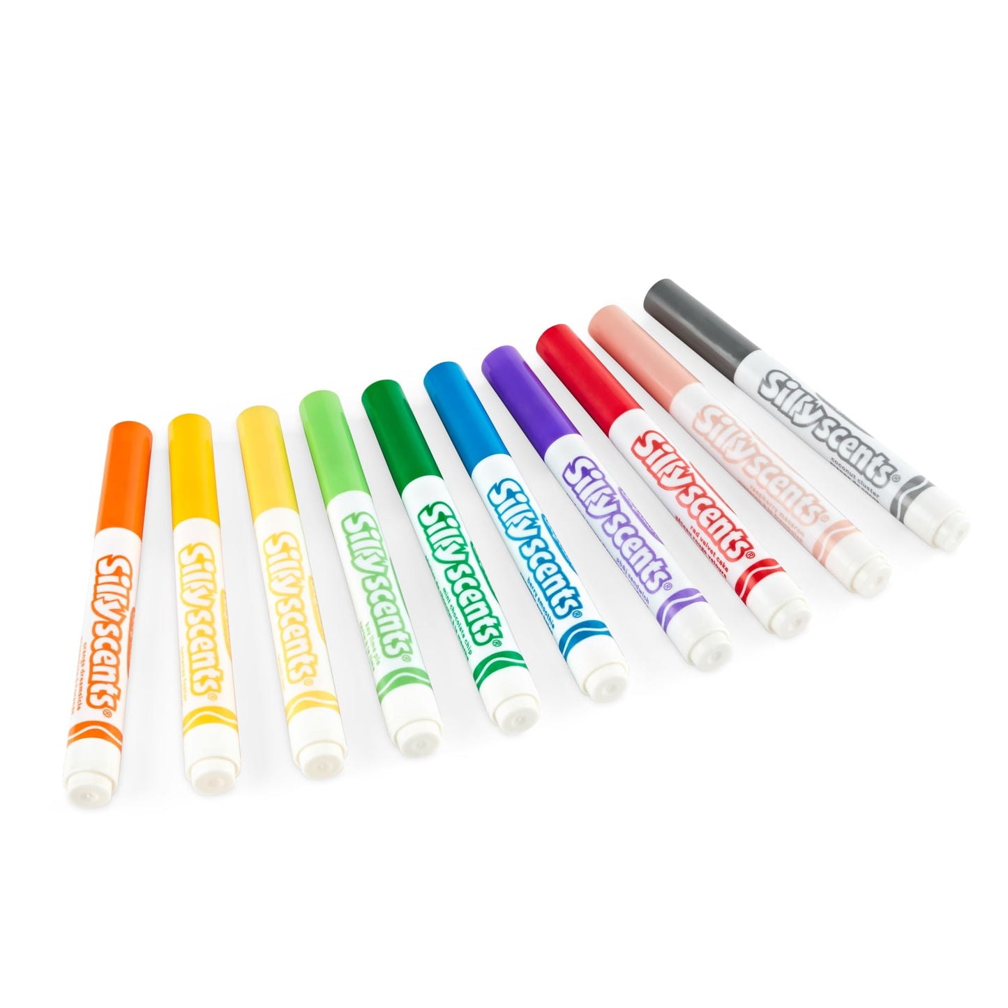 Crayola Silly Scents Slim Markers – Washable Scented Fine-Line Markers, Pack of 10 (Mint & Red)