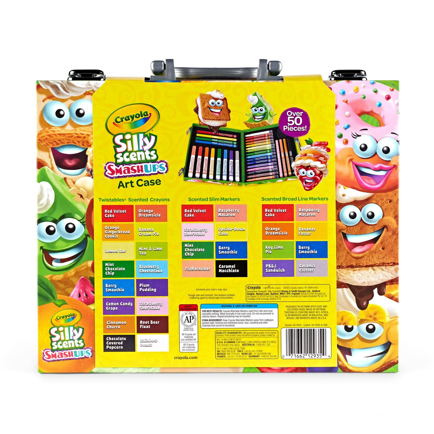 Crayola Silly Scents Mini Inspiration Art Case – Scented Crayons & Markers Set for Kids