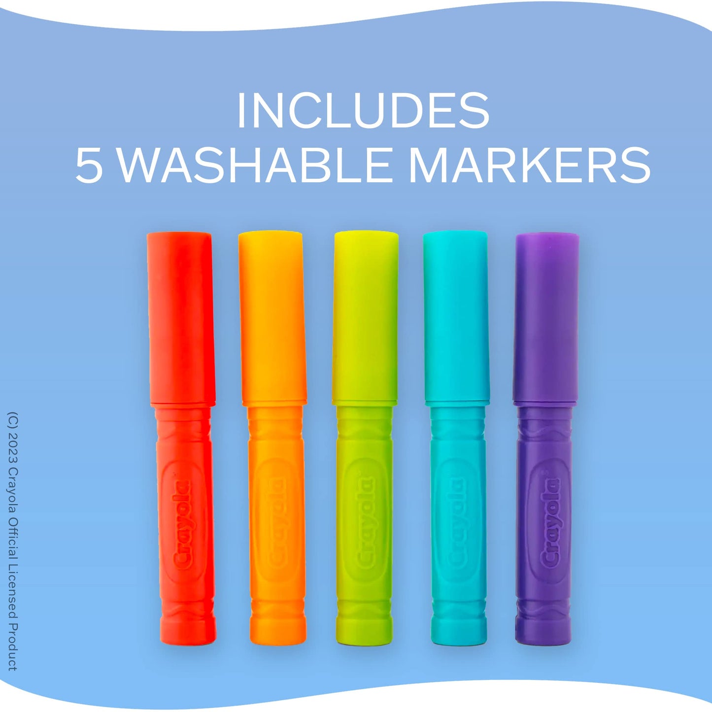 Crayola Taste Beauty Bathtub Markers – Washable Bath Crayons (5 Colors)