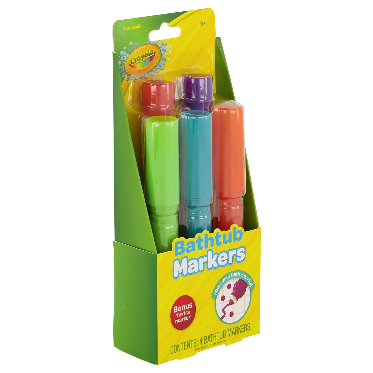 Crayola Taste Beauty Bathtub Markers – Washable Bath Crayons (5 Colors)