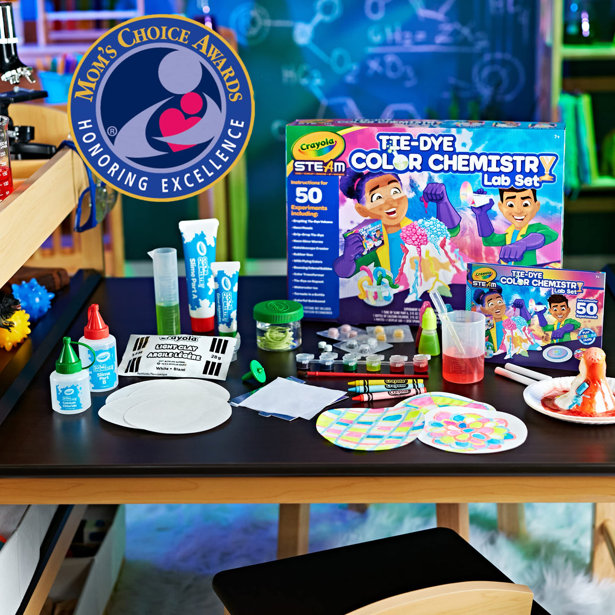 Crayola Tie Dye Color Chemistry Set for Kids | STEM Activities for Ages 7-10