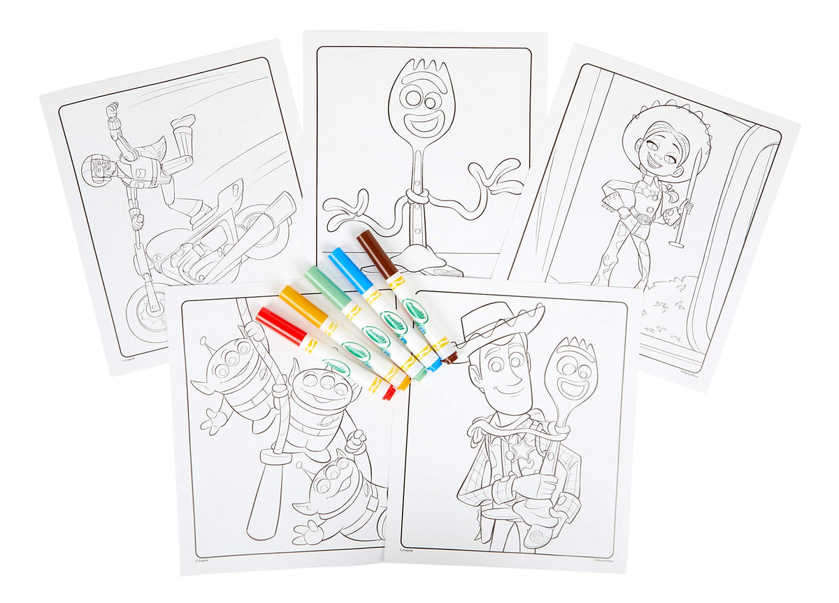 Crayola Toy Story Coloring Pages — Color Wonder Mess-Free Set for Kids 3+
