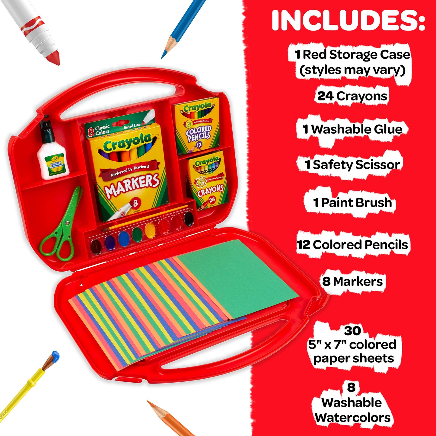 Crayola Ultimate Art Case With Easel – 85-Piece Kids Art Set, Amazon Exclusive