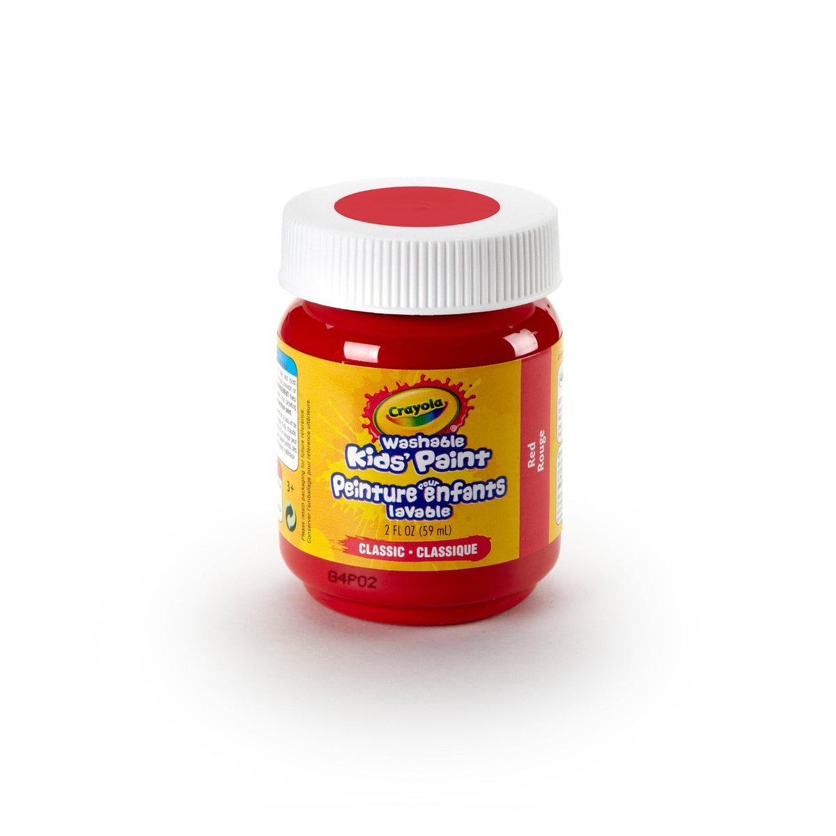 Crayola Washable Kids Paint, 2 oz, Red – Easy Cleanup for Creative Play