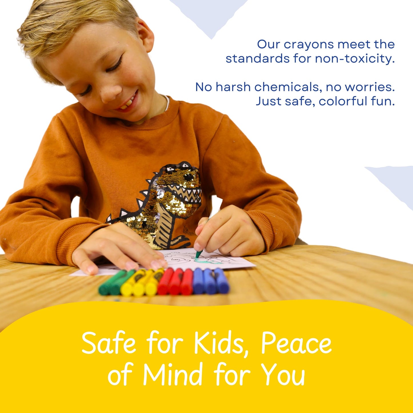 CrayonKing 100 Sets of 3-Packs in Cello (300 Bulk Crayons) – Kid-Safe, Non-Toxic, For Parties, Classrooms, Restaurants & Events