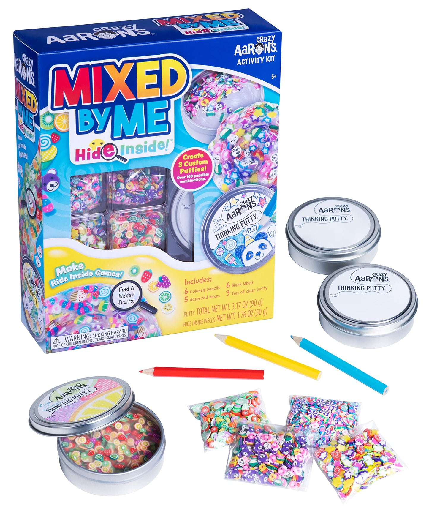 Crazy Aaron's Hide Inside! Mixed by Me Kit PK007 – Made in USA | Creative Thinking Putty Kit