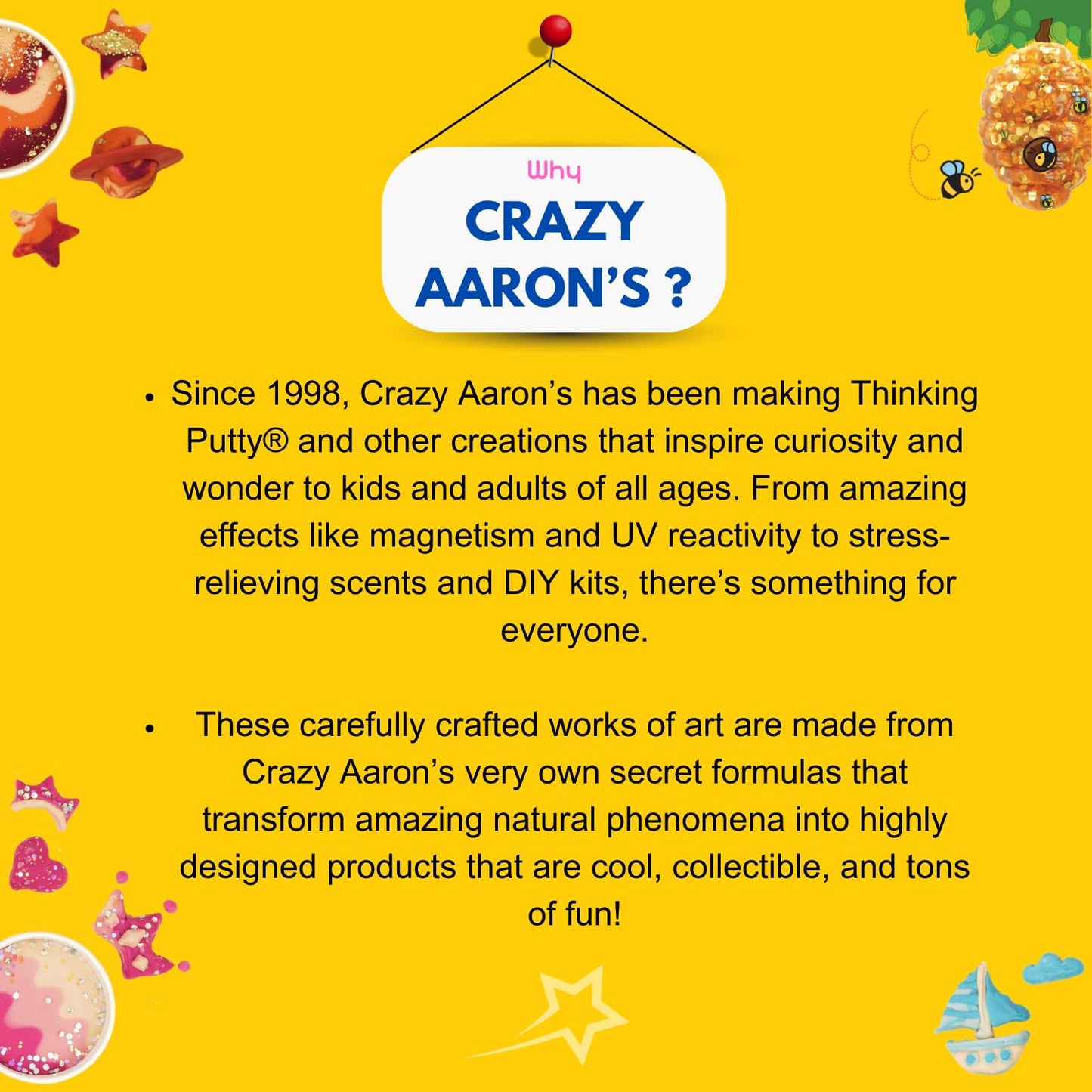 Crazy Aaron's Hide Inside! Mixed by Me Kit PK007 – Made in USA | Creative Thinking Putty Kit