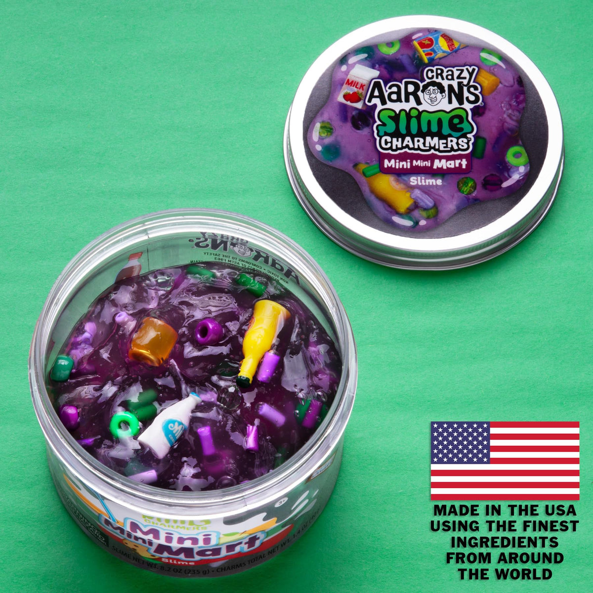 Crazy Aaron’s Slime Charmers Mini Mini Mart – Purple Buttery Slime | Sensory Toys for Kids | Made in USA