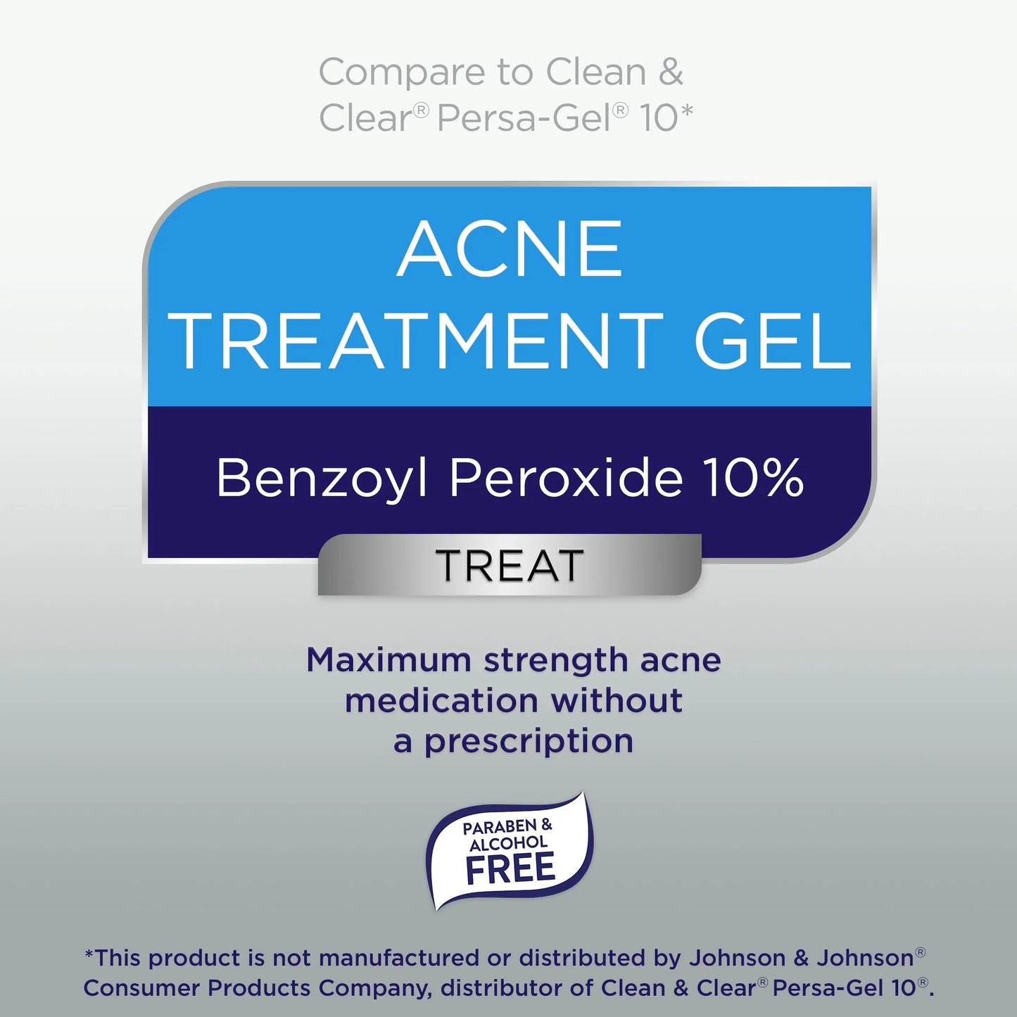 Equate 2-Pack 10% Benzoyl Peroxide Acne Gel | Fast Acting, Dermatologist Tested - Create and Bundle