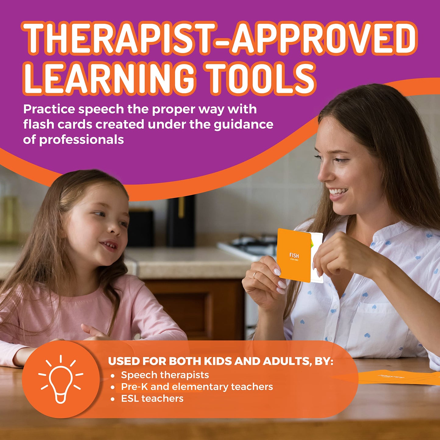 CreateFun Go Together Flash Cards – 50 Realistic Matching Cards for Speech Therapy, ESL & Dementia