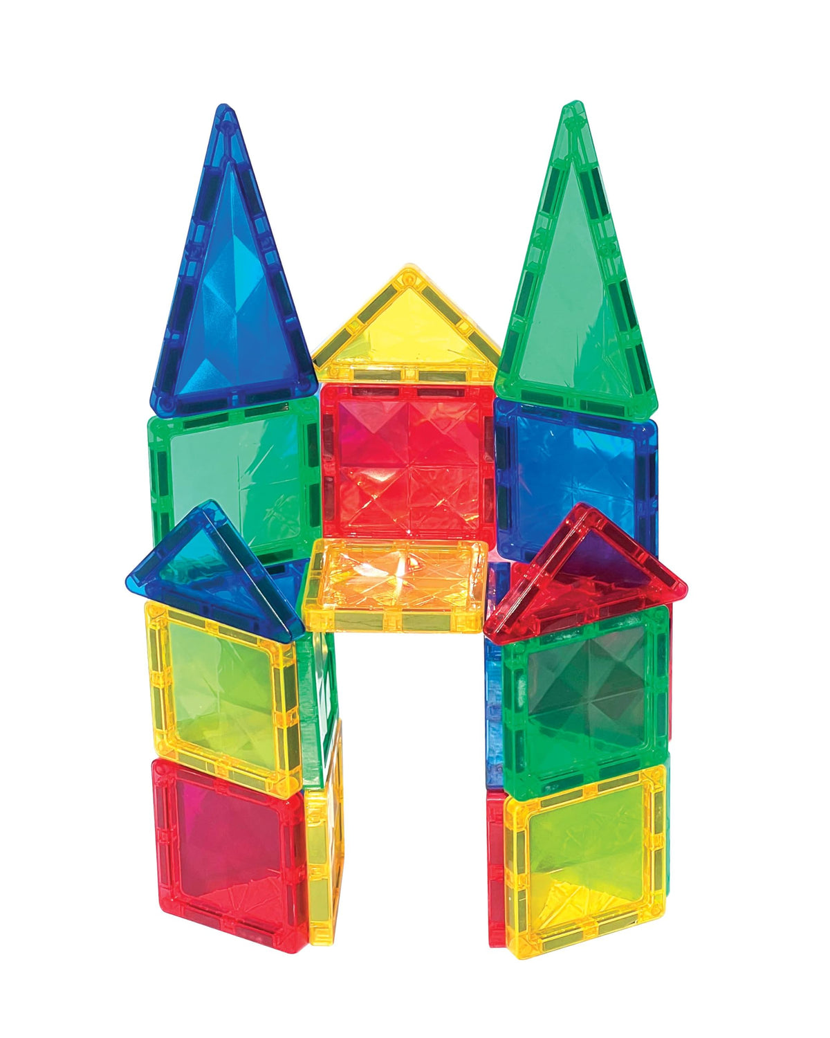 CreateOn Crayola Mini Magnetic PIP-Tiles Bold Colors - Travel-Ready STEM Building Toy (24-Piece)