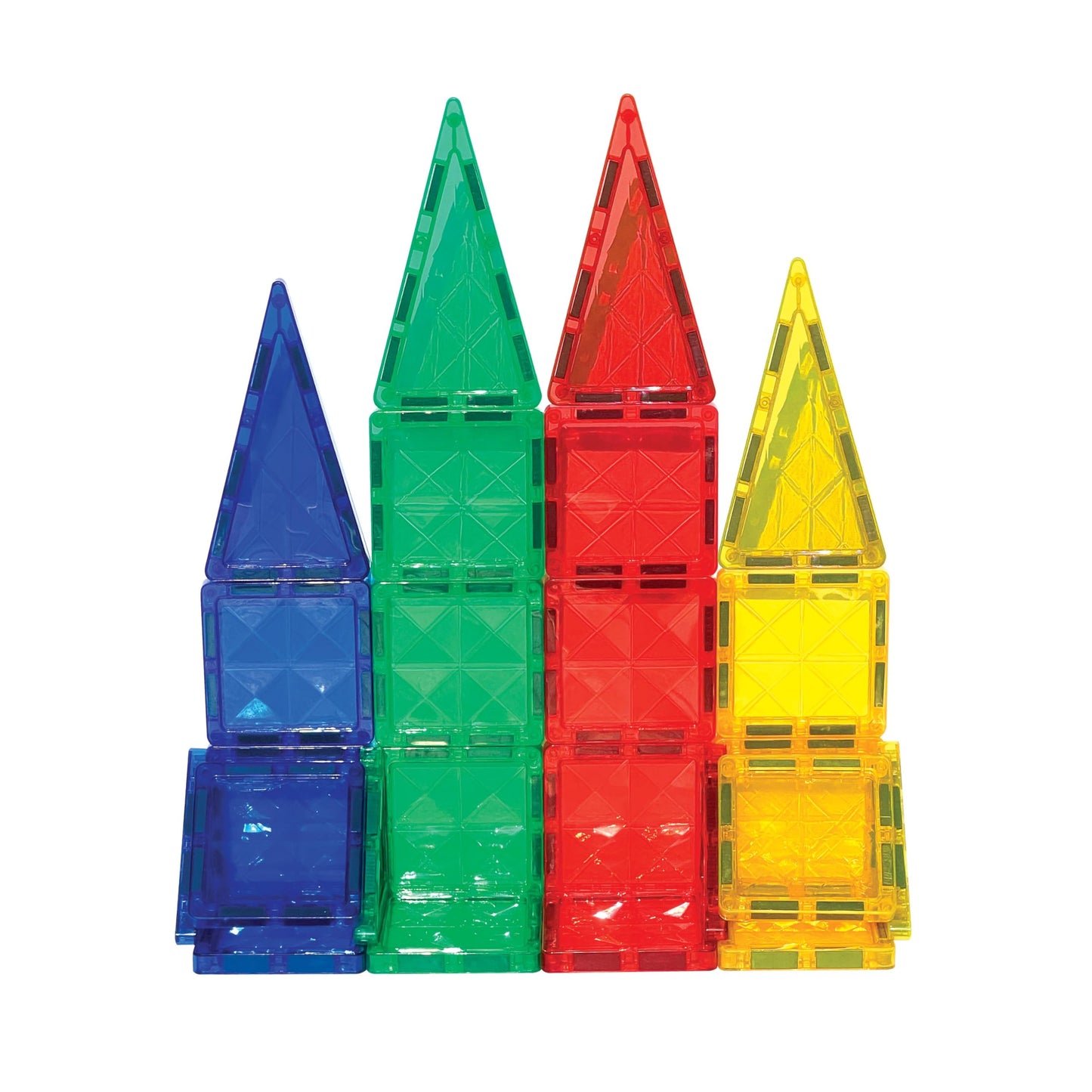 CreateOn Crayola Mini Magnetic PIP-Tiles – 42-Piece Building Set for Kids, Travel STEM Toy