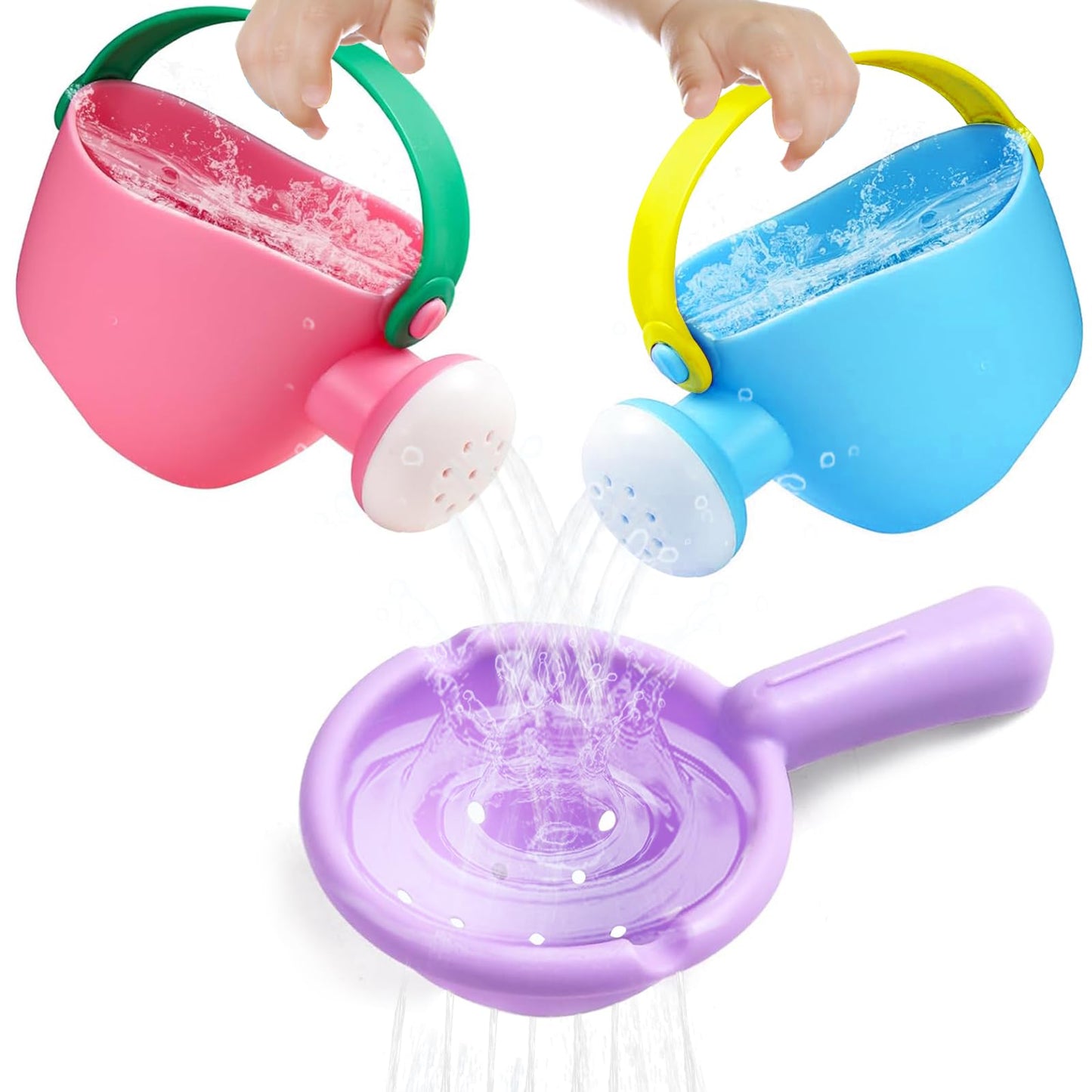 CreateView Baby Bath Toys – 3-Piece Set for Ages 1-3 | Safe, Simple Bath Fun