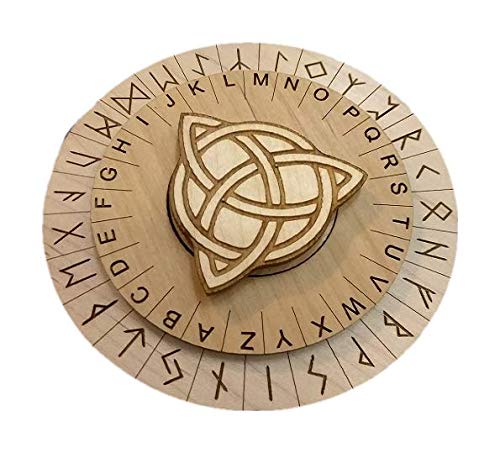 Creative Escape Rooms Runes Cipher Disk - Escape Room Decoder Prop