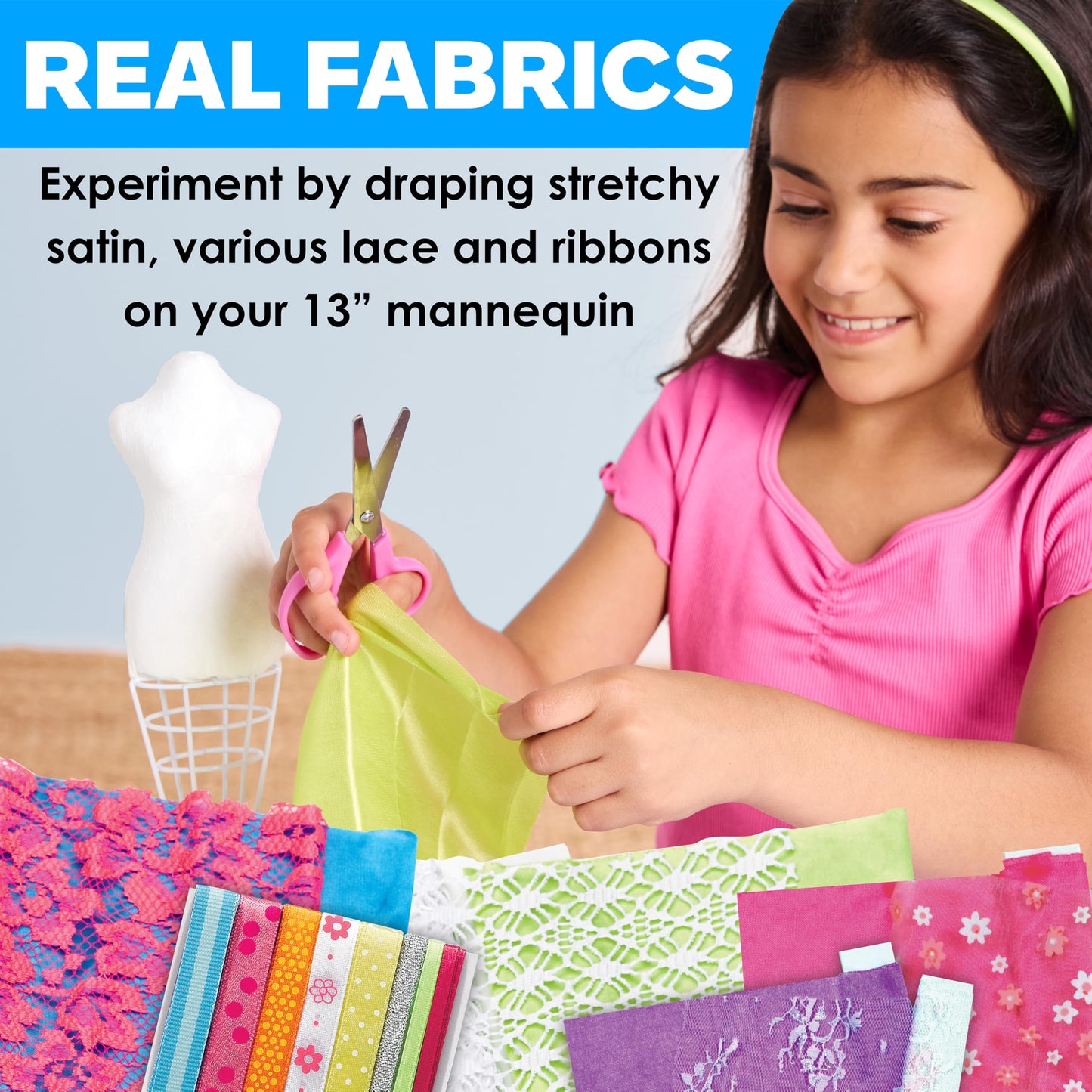 Creativity for Kids Design by You Fashion Studio — DIY Fashion Designer Kit for Girls (Ages 9+)