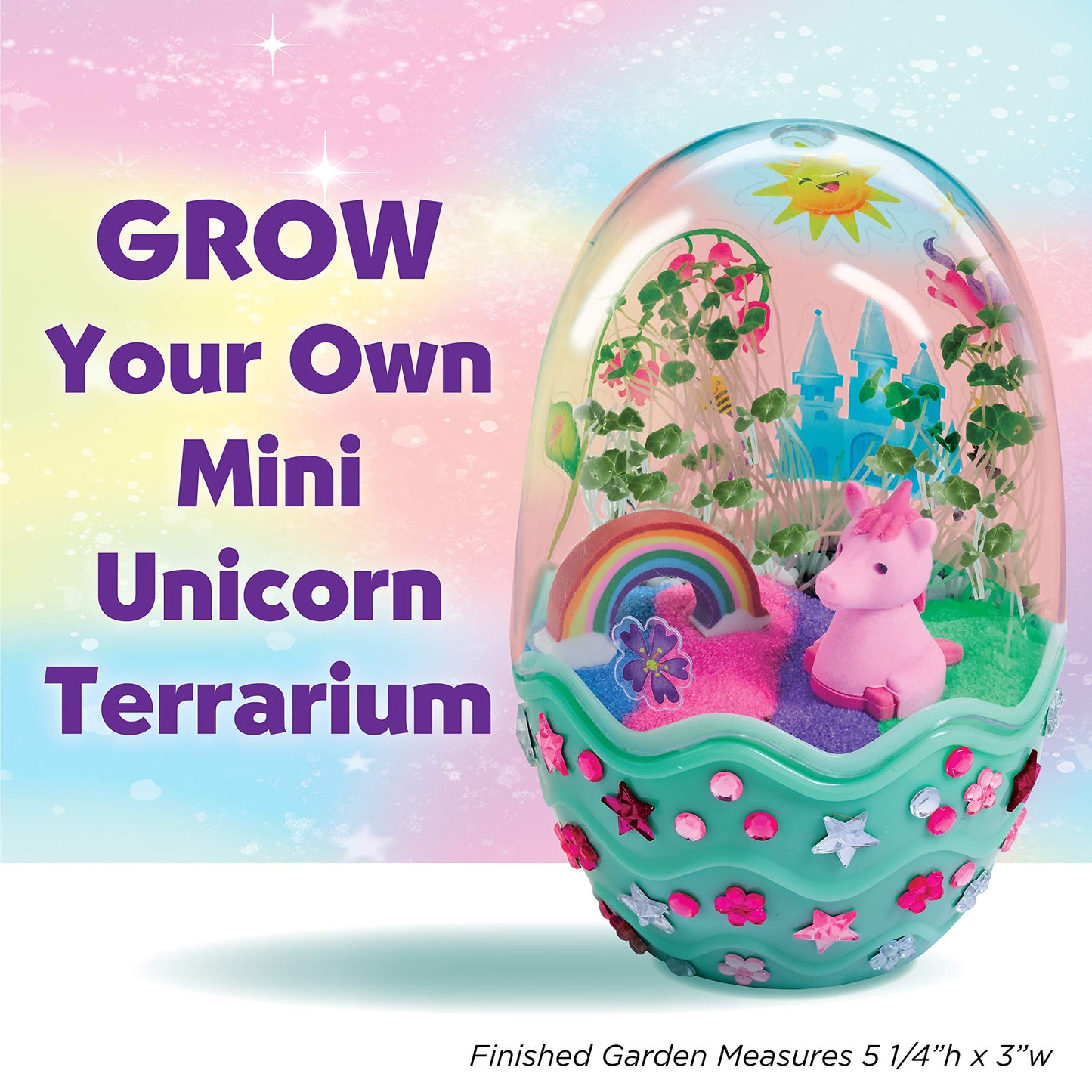 Creativity for Kids Mini Garden: Magical Unicorn Terrarium Kit (Ages 6+)