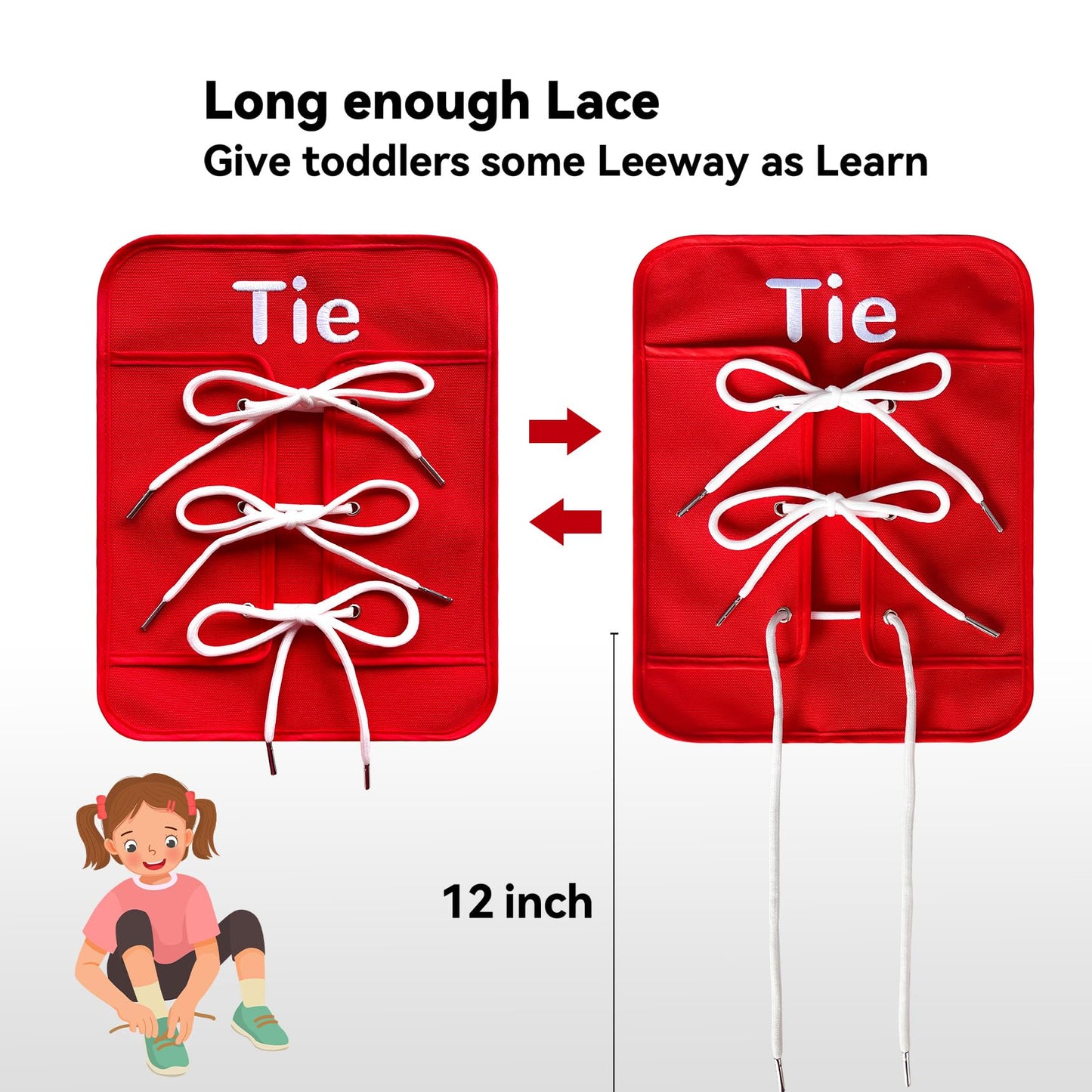 Creatoy Montessori Fine Motor Toys for Toddlers – Learn to Dress & Basic Life Skills