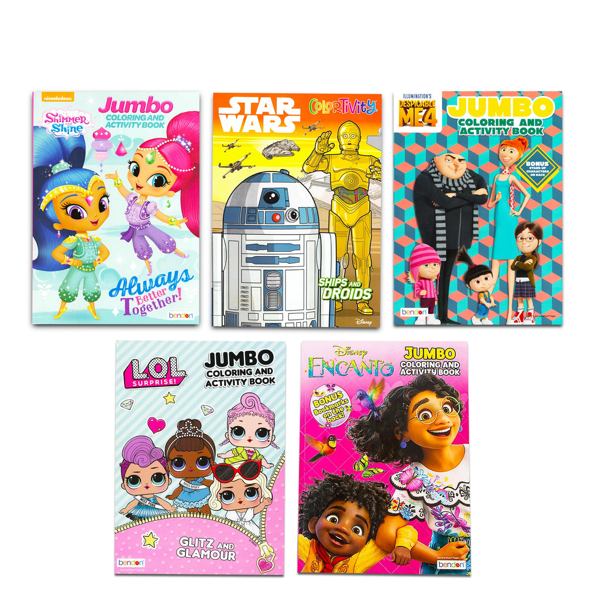 Crenstone Bulk Coloring Books – 16 Unique Kids’ Coloring & Activity Books (Ages 4–8)