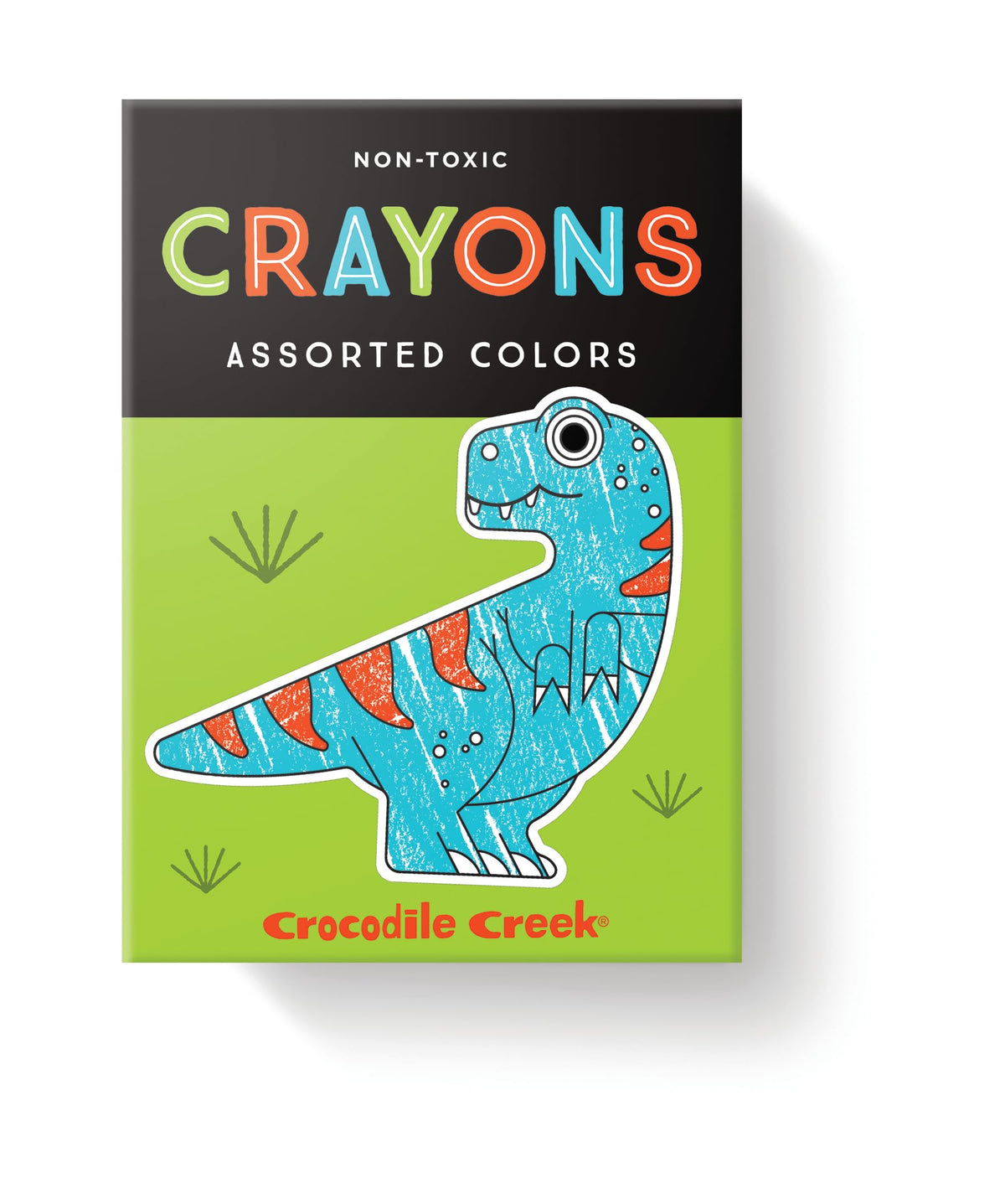 Crocodile Creek Coloring Stickers Set – Jumbo Dinosaurs Activity for Kids 3+ with 20 Stickers, Crayons & Giant Scene