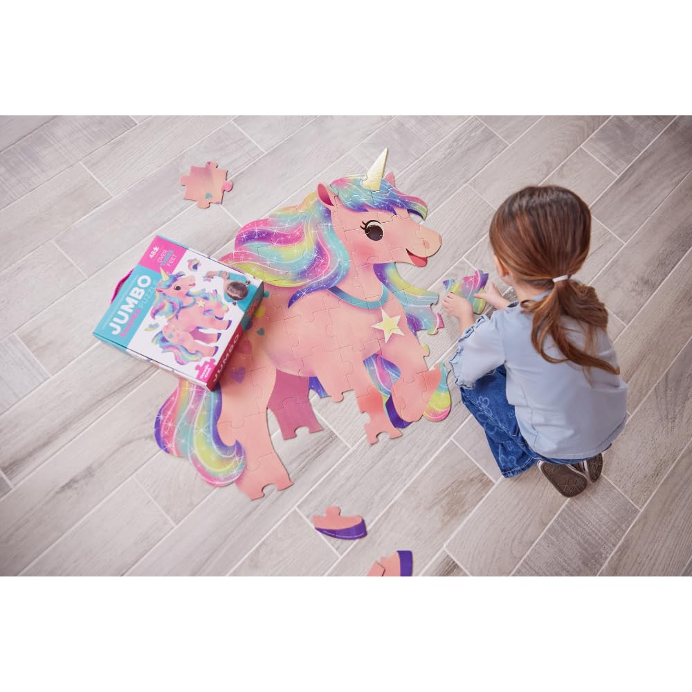 Crocodile Creek Above + Below 48-Piece Unicorn Floor Puzzle – Jumbo Size