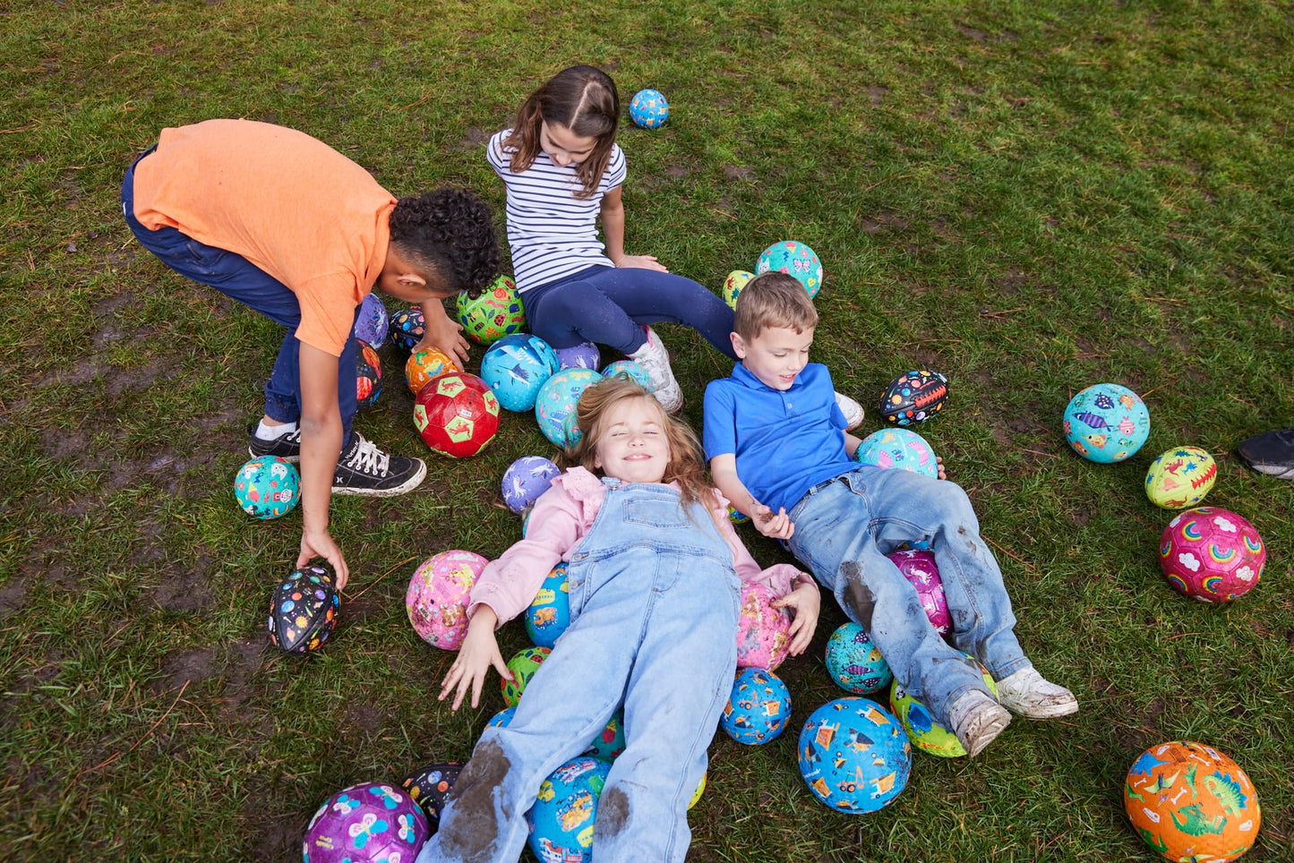 Crocodile Creek Playground Ball 5-Inch – Durable Rubber Kickball for Kids 3+ (PVC-Free)
