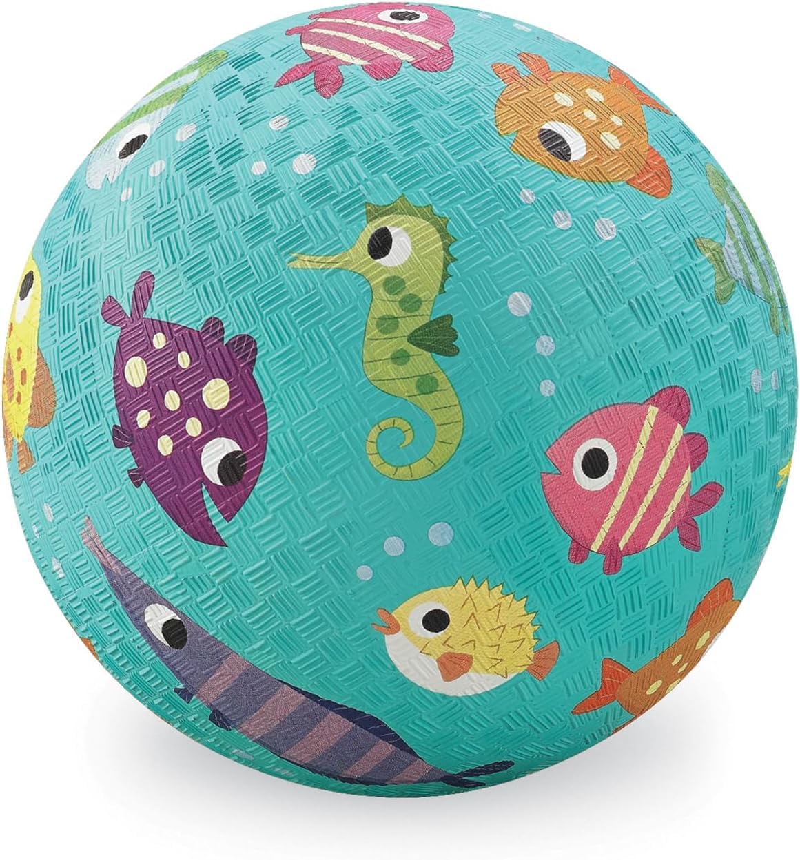 Crocodile Creek Playground Ball - Durable 5-Inch Rubber Ball for Kids 3+