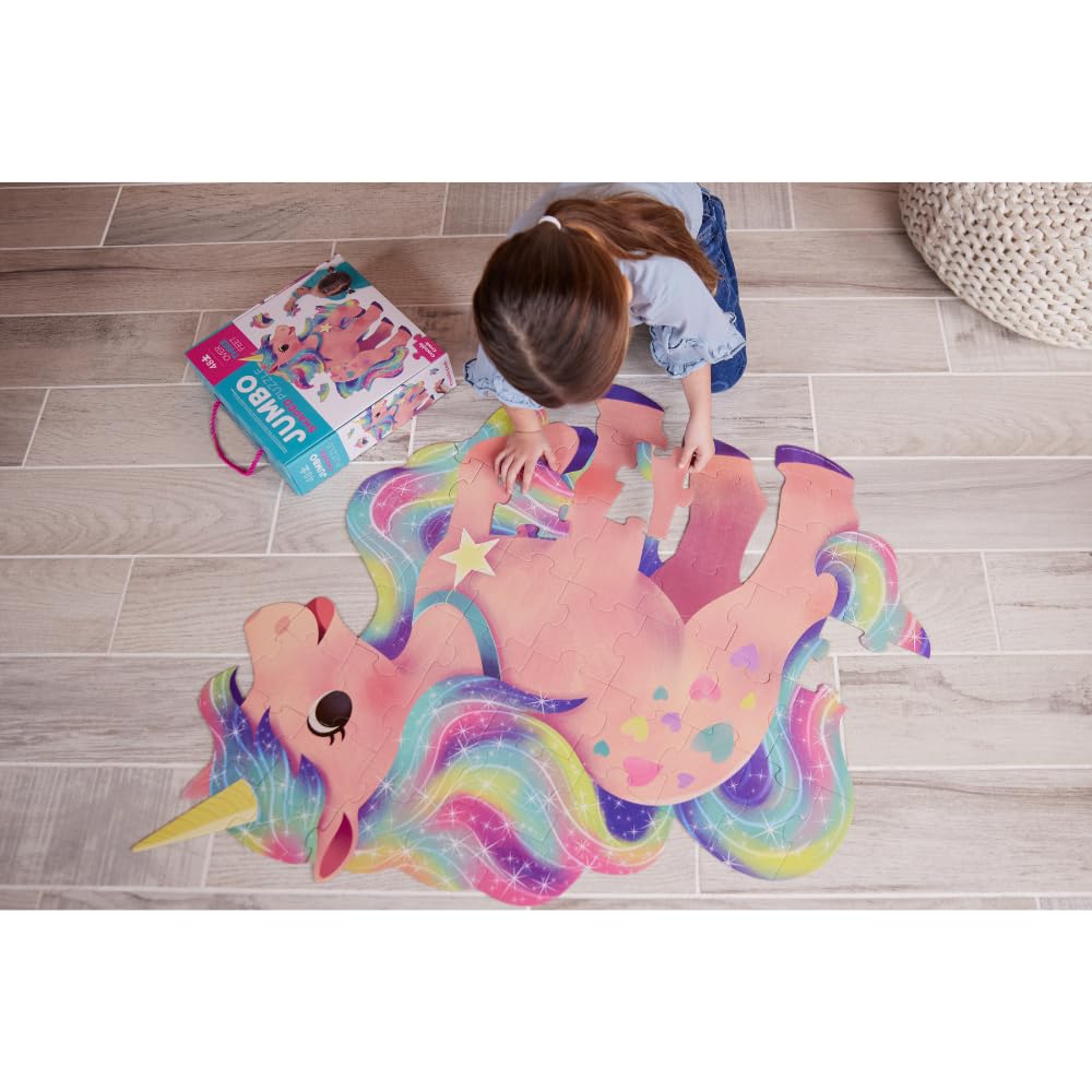 Crocodile Creek Above + Below 48-Piece Unicorn Floor Puzzle – Jumbo Size