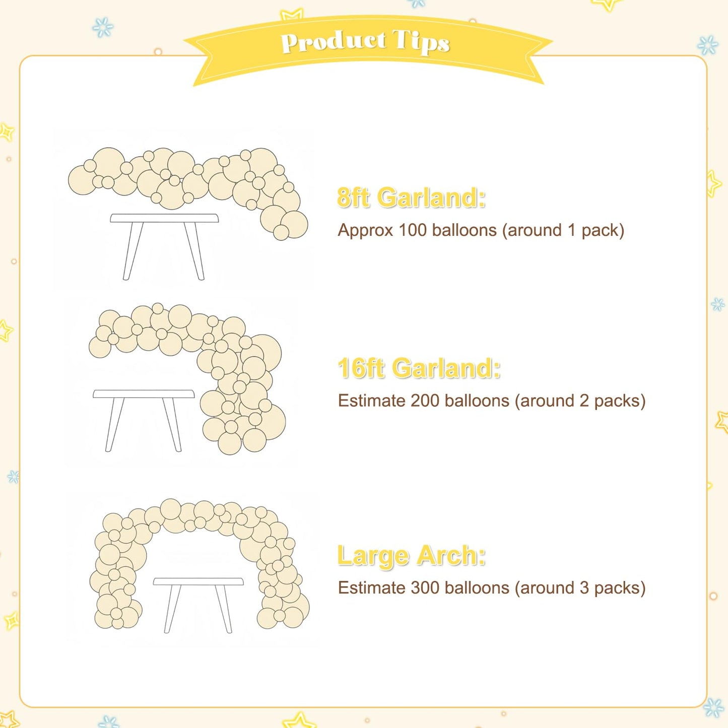 Here Comes the Son Balloon Arch Kit – 124Pcs Boho Retro Party Decor by CROSSFINGERS