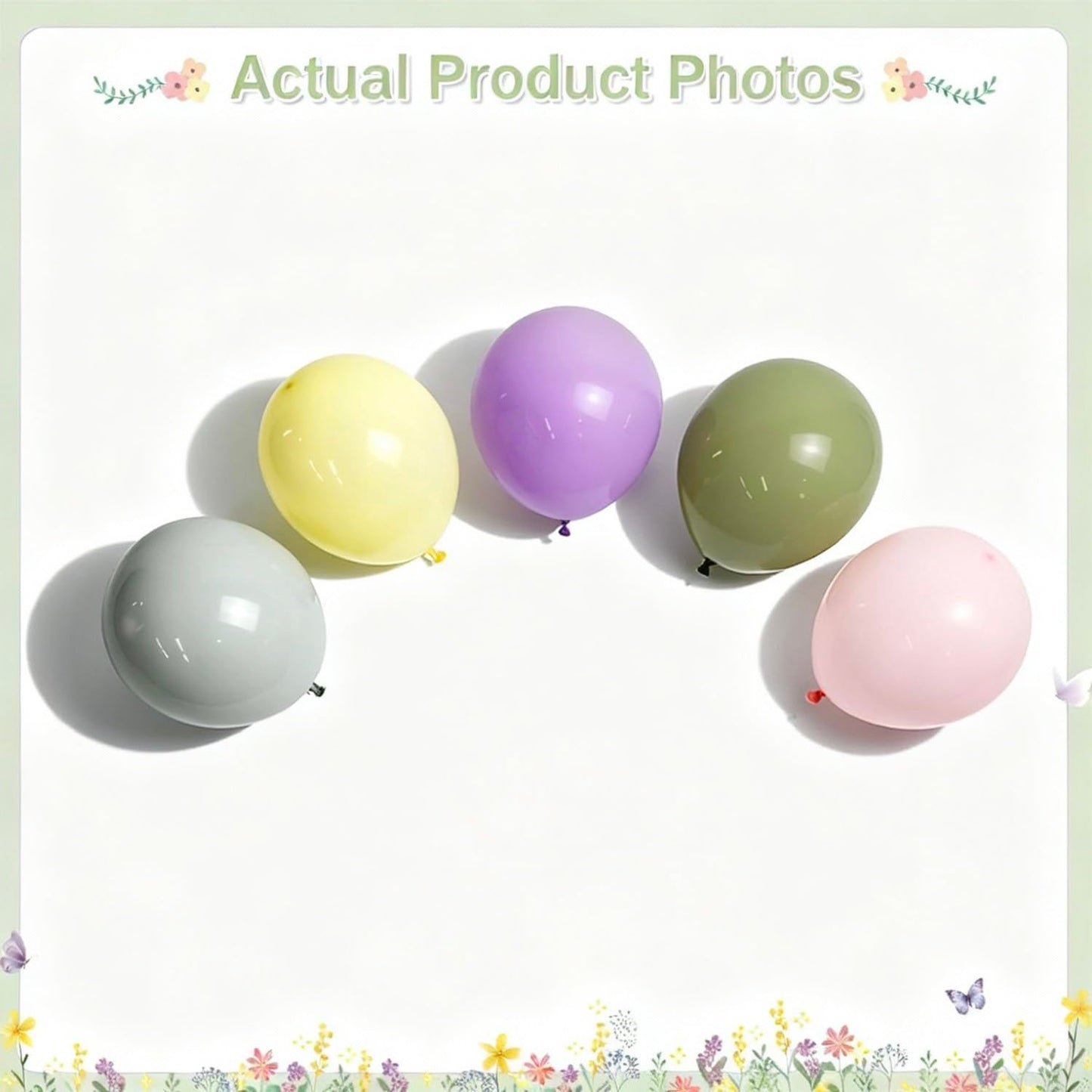 CROSSFINGERS Dusty Green Purple Balloon Arch Kit – 124Pcs Double Stuffed Latex for Baby Showers, Weddings & Parties
