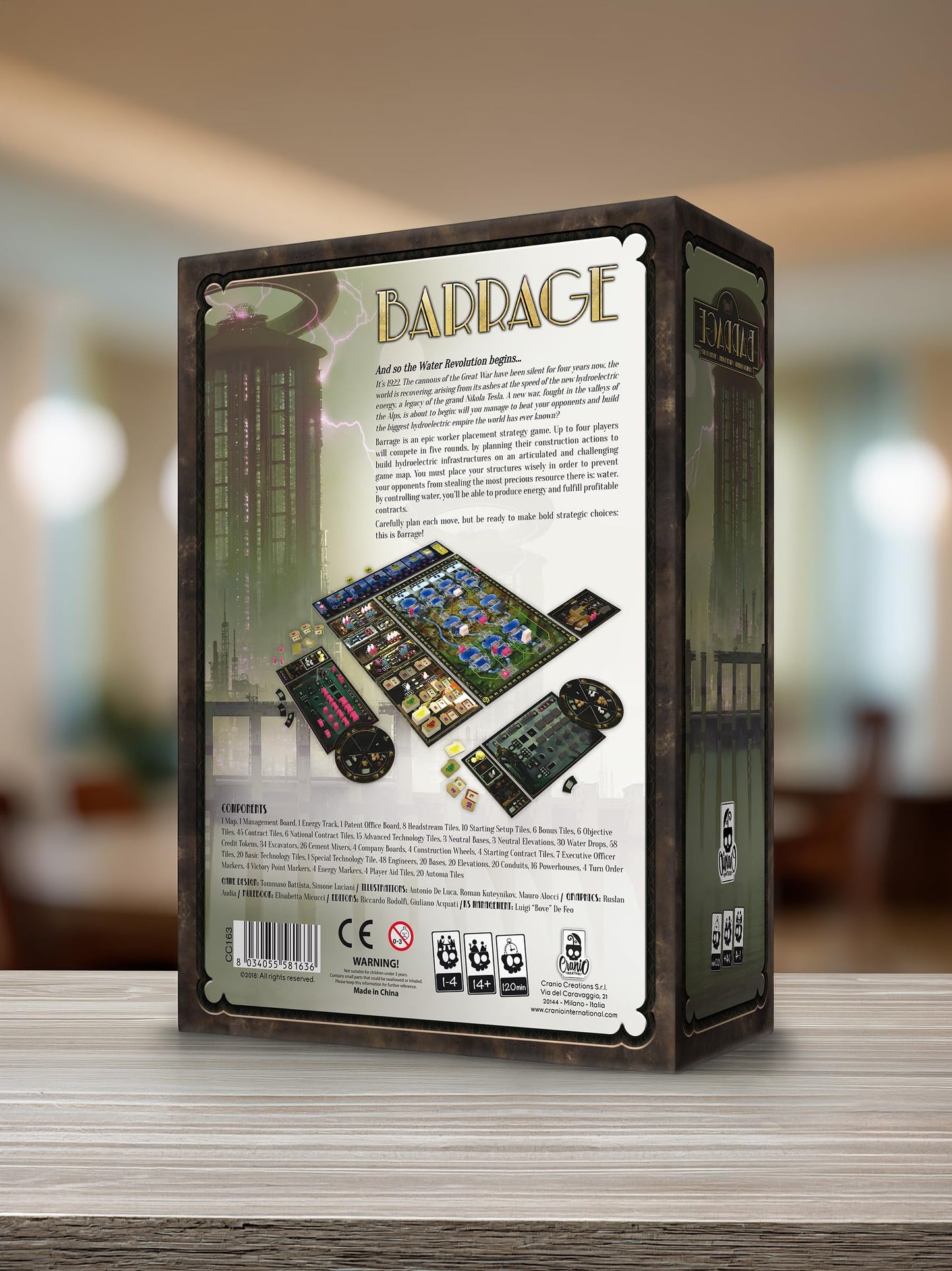 CrowD Games | Barrage: Base Game – Strategy Euro for 1-4 Players, 14+ | 60–120 min