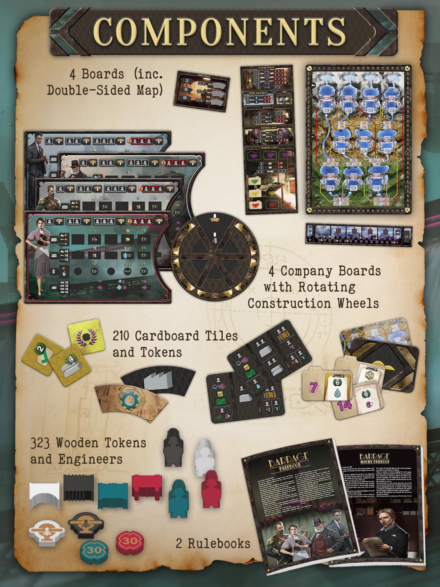 CrowD Games | Barrage: Base Game – Strategy Euro for 1-4 Players, 14+ | 60–120 min