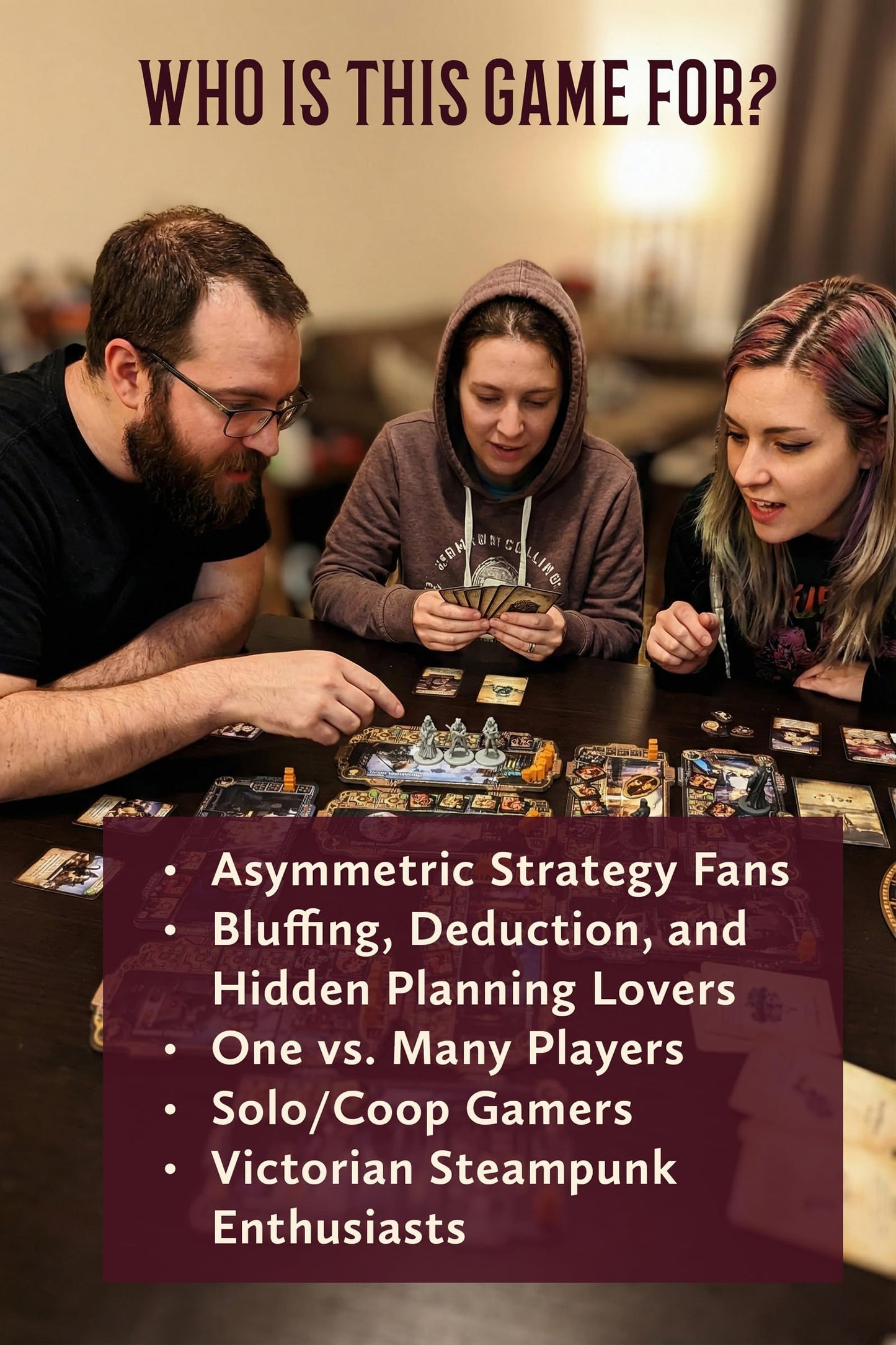 CrowD Games City of The Great Machine Board Game | 1-4 Players | Steampunk Strategy