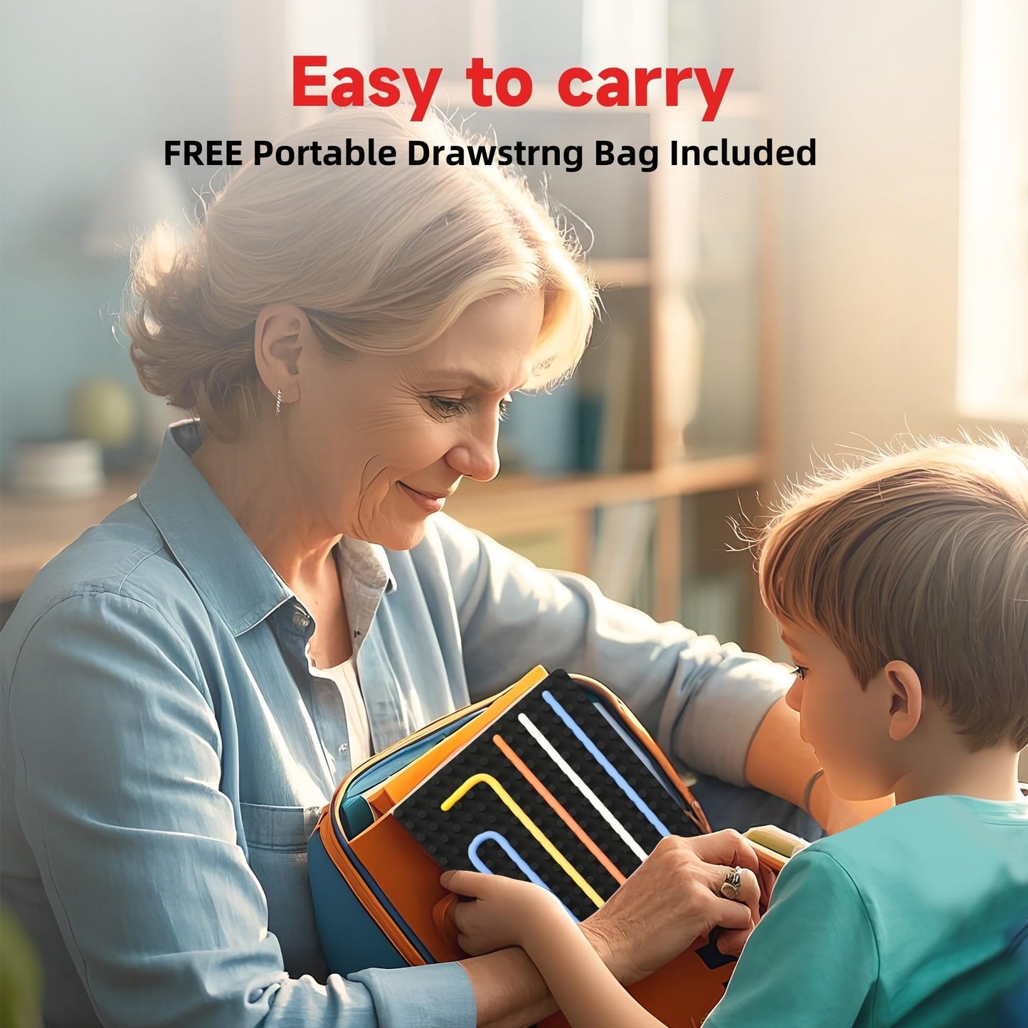Cruleen Sensory Board for Kids | Durable Silicone Activity Board