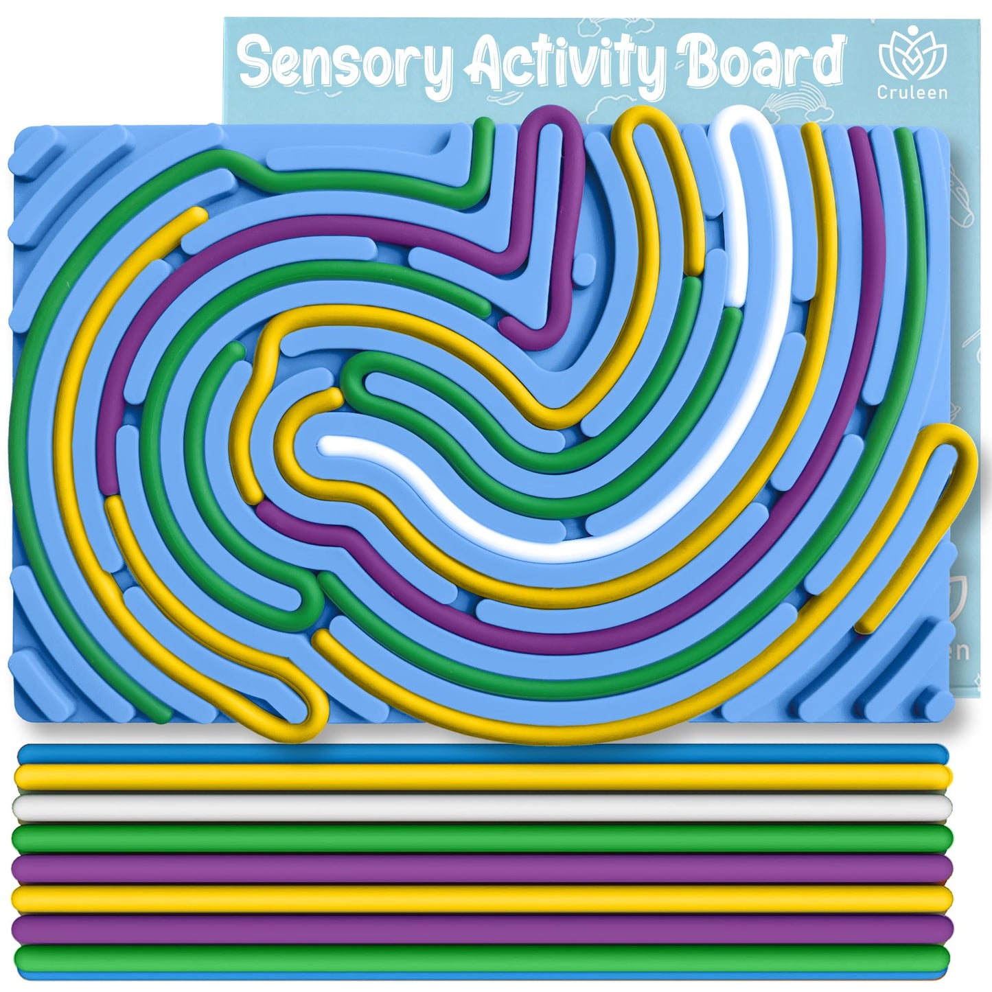 Cruleen Sensory Board – Durable Silicone Fidget Toy for Focus & Calm