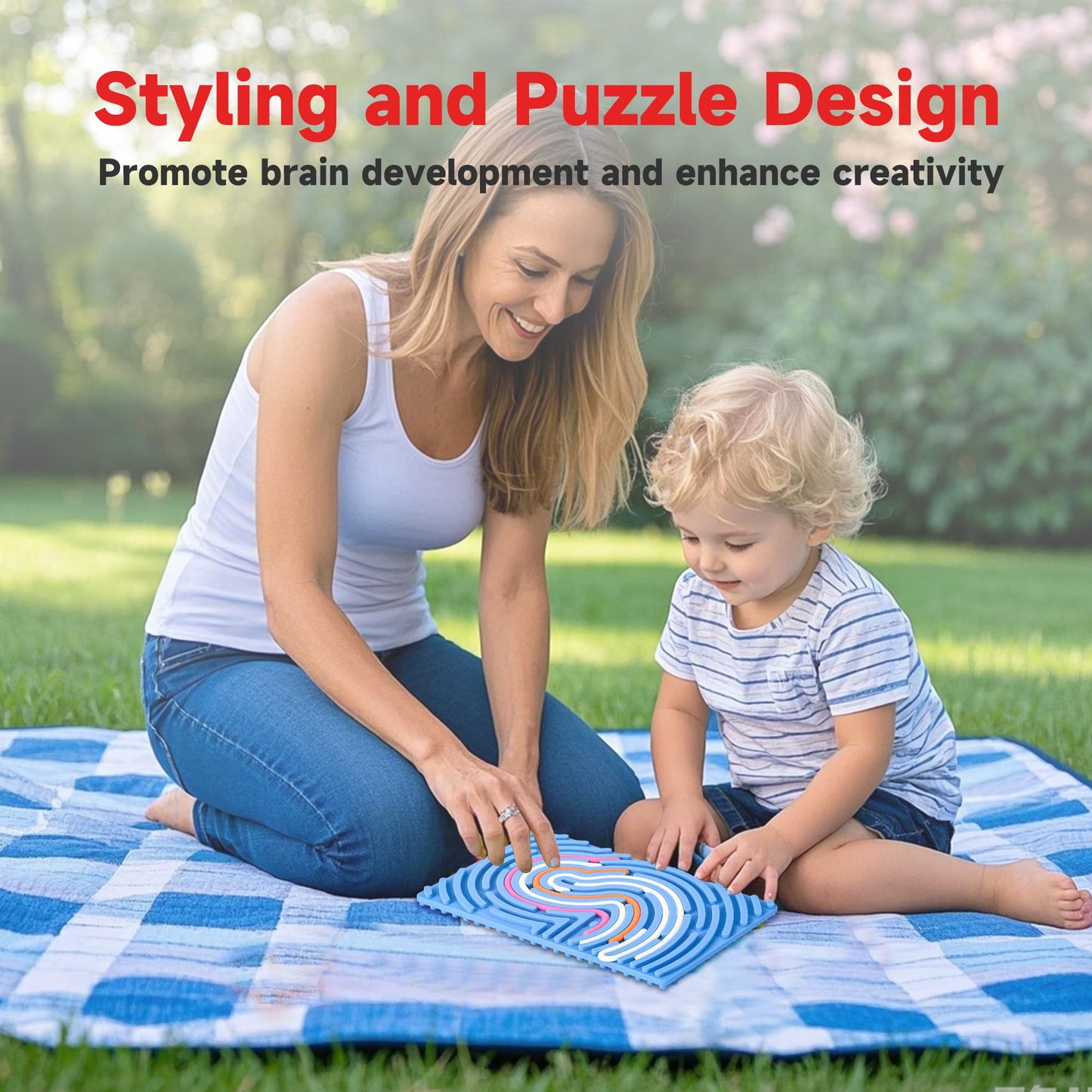 Cruleen Sensory Board – Durable Silicone Fidget Toy for Focus & Calm