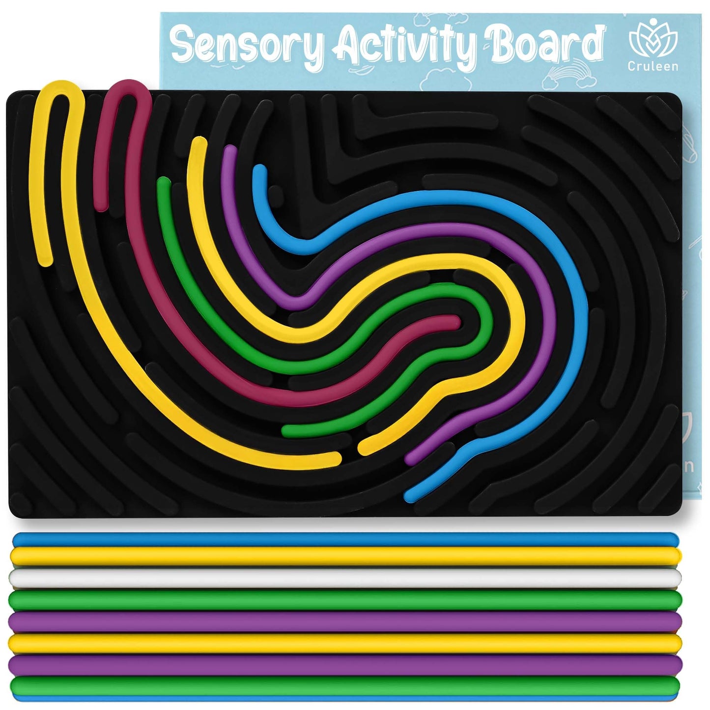 Cruleen Sensory Board for Kids | Durable Silicone Activity Board