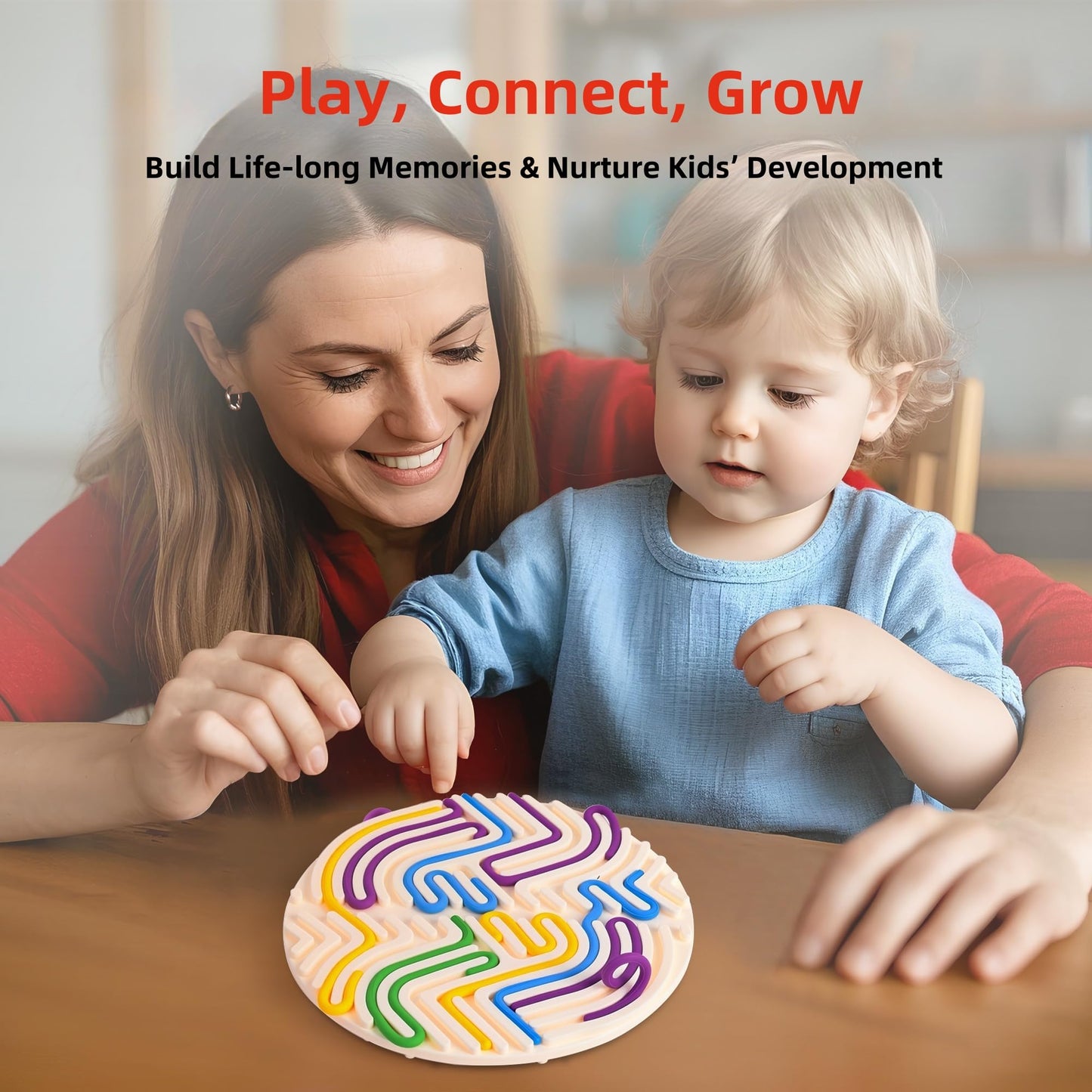 Cruleen Premium Sensory Board for Kids – Durable Silicone Fidget Toy for Focus, Calm & Creative Play