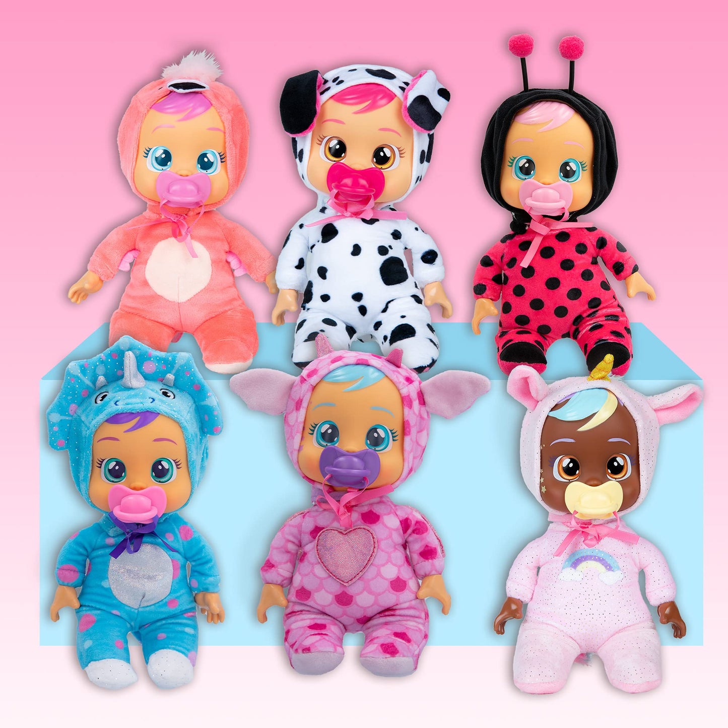 Cry Babies Tiny Cuddles Dotty – 9-Inch Doll That Cries Real Tears