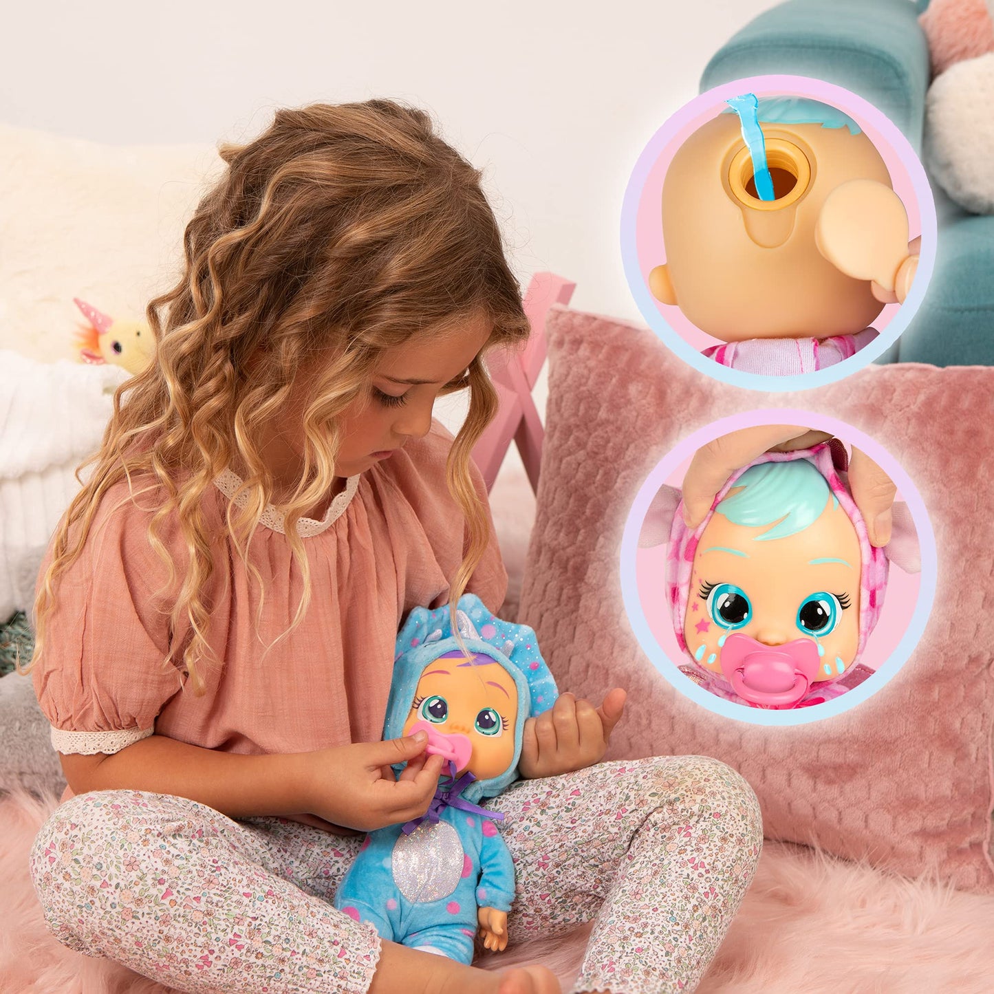 Cry Babies Tiny Cuddles Dotty – 9-Inch Doll That Cries Real Tears