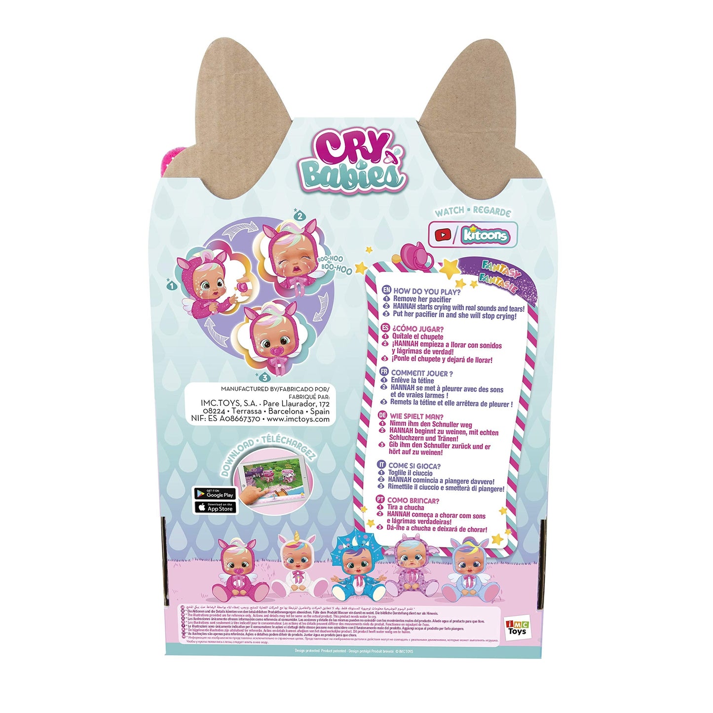 Cry Babies Hannah The Pegasus – Amazon Exclusive Doll, Multi