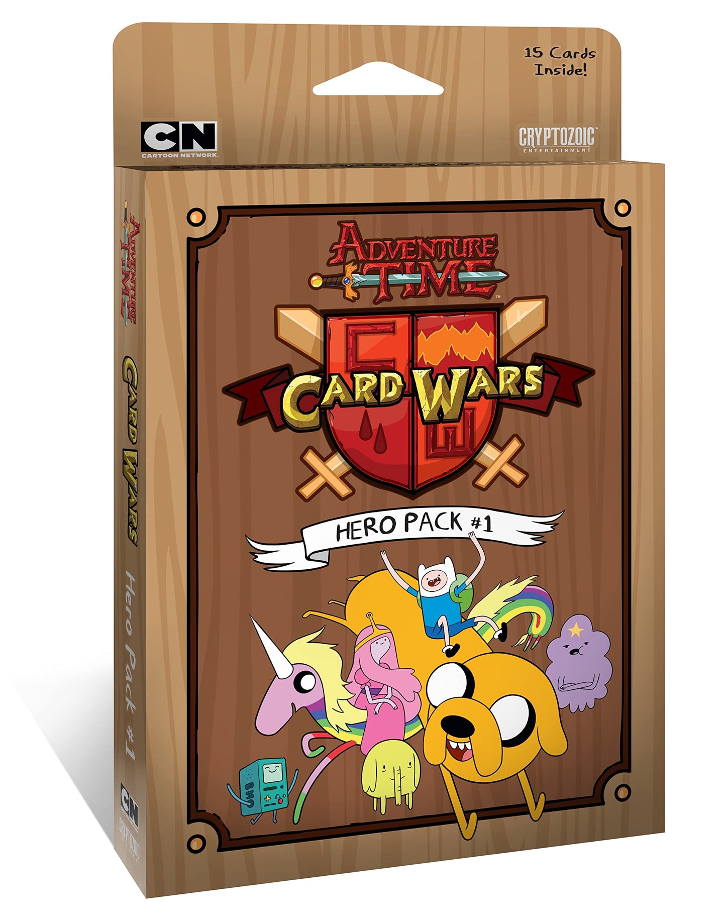 Adventure Time Card Wars Hero Pack #1 | Play as Your Favorite Characters | Cryptozoic Entertainment