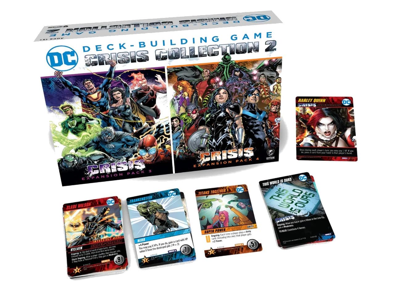 Cryptozoic DC Comics DBG Crisis Collection 2 – Expansions 3 & 4, Co-op Play