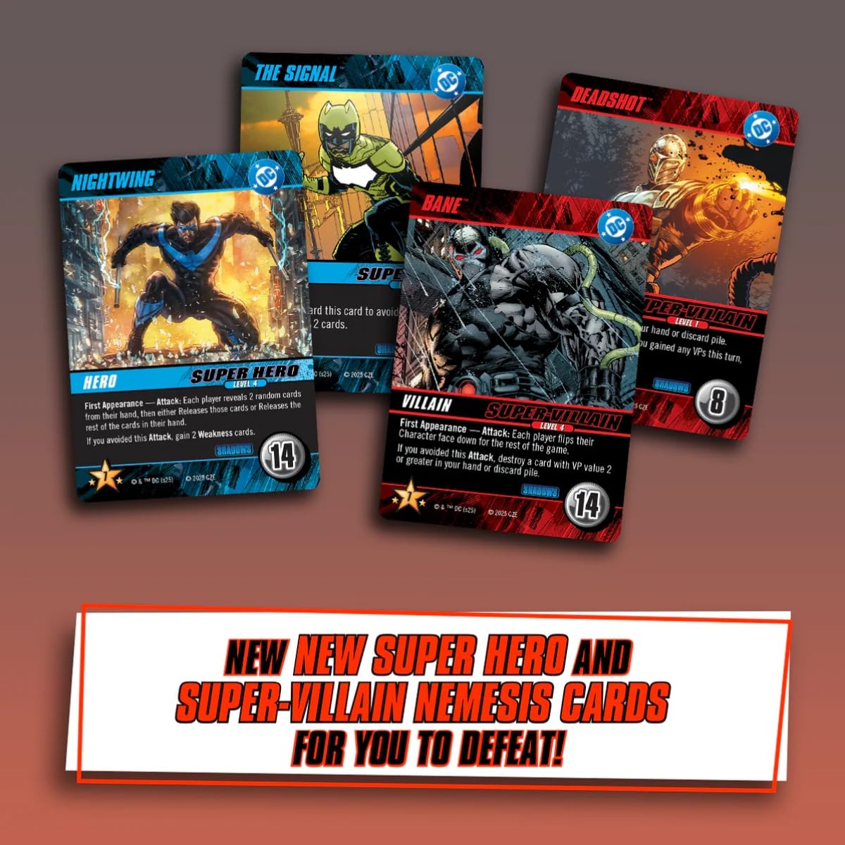 Cryptozoic DC Deck-Building Game: Arkham Asylum Shadows Expansion – New Cards & Team Mode